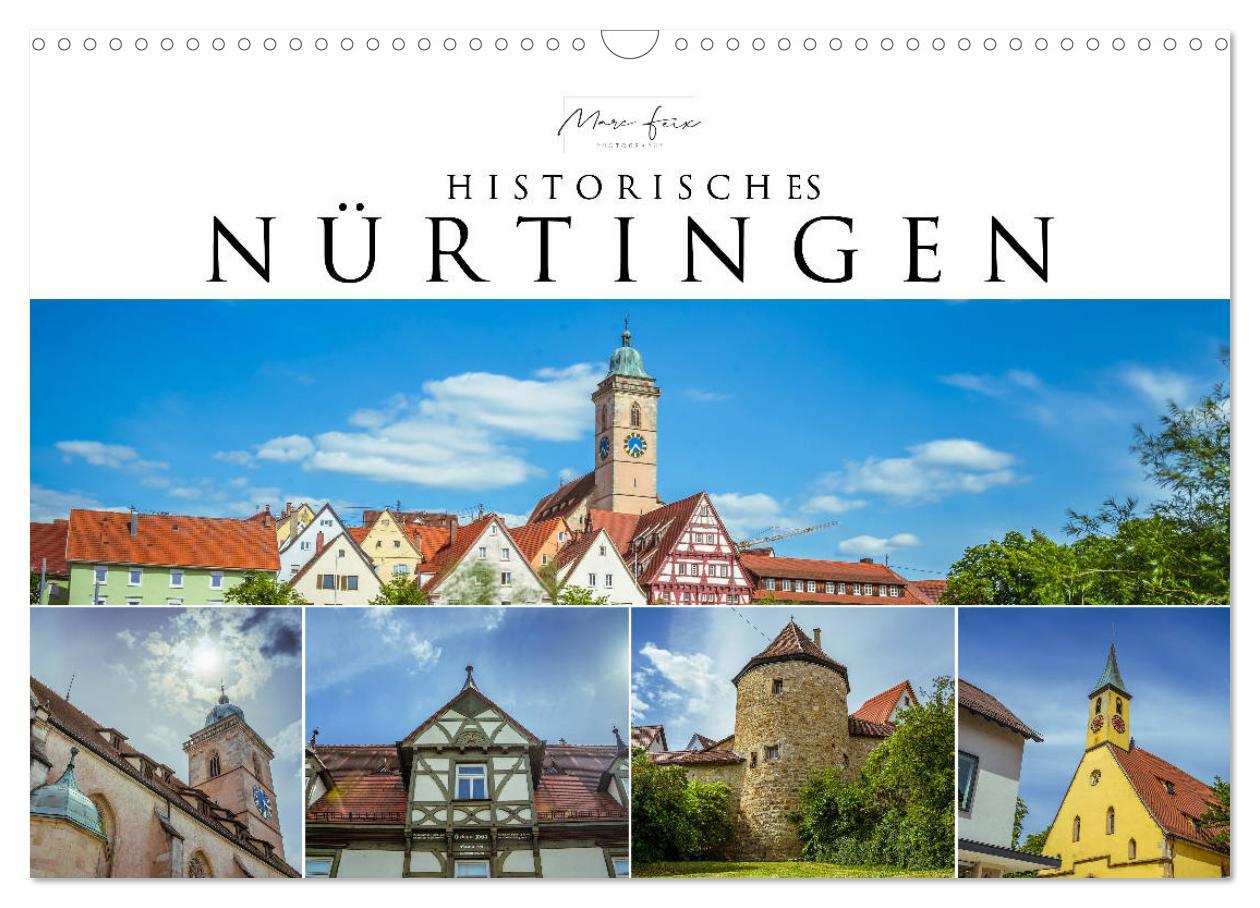 Cover: 9783435125449 | Historisches Nürtingen 2025 (Wandkalender 2025 DIN A3 quer),...