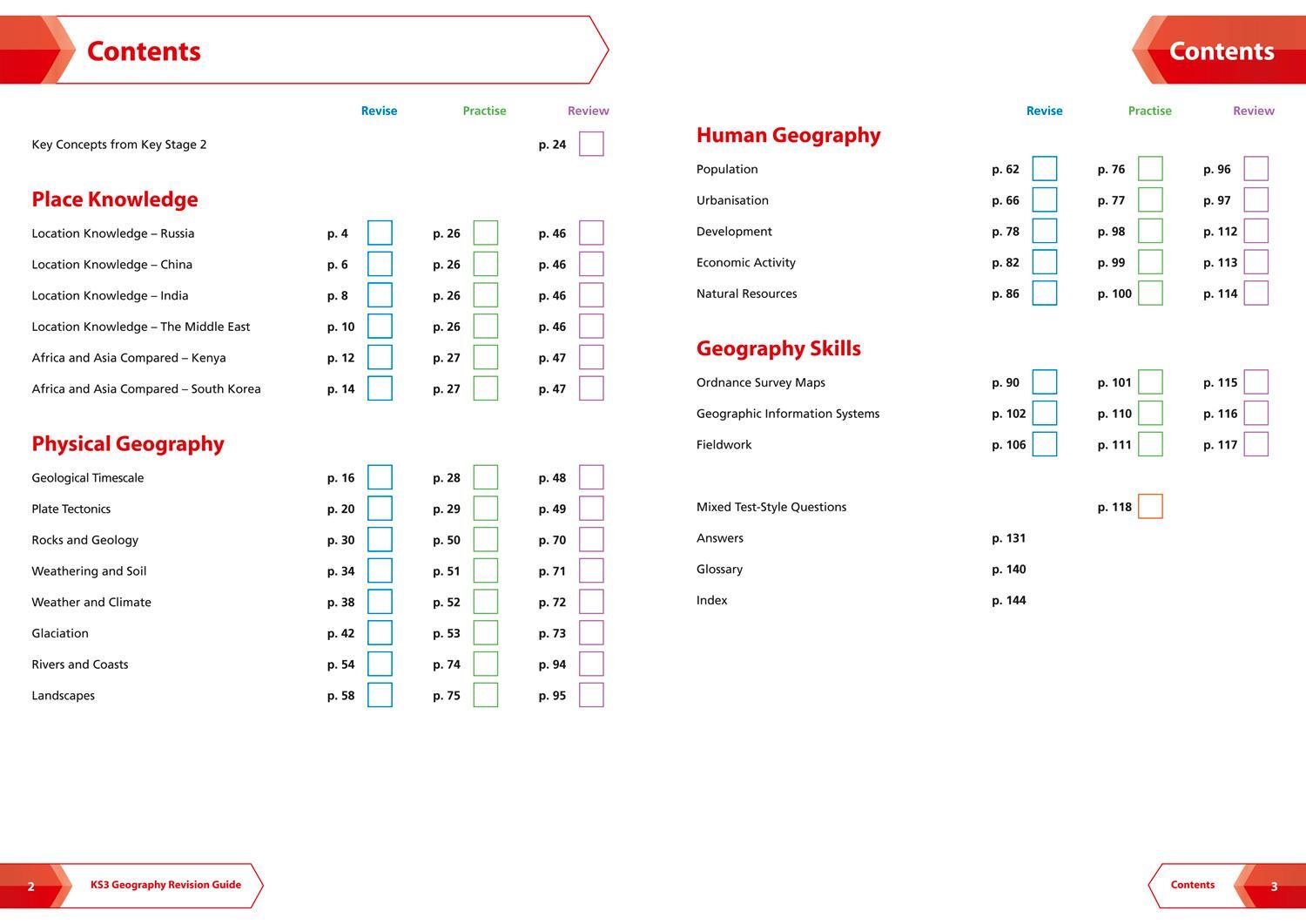 Bild: 9780007562862 | KS3 Geography Revision Guide | Ideal for Years 7, 8 and 9 | KS3 | Buch