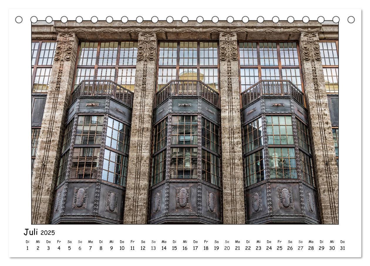 Bild: 9783435254699 | Wiener Jugendstil-Fassaden (Tischkalender 2025 DIN A5 quer),...