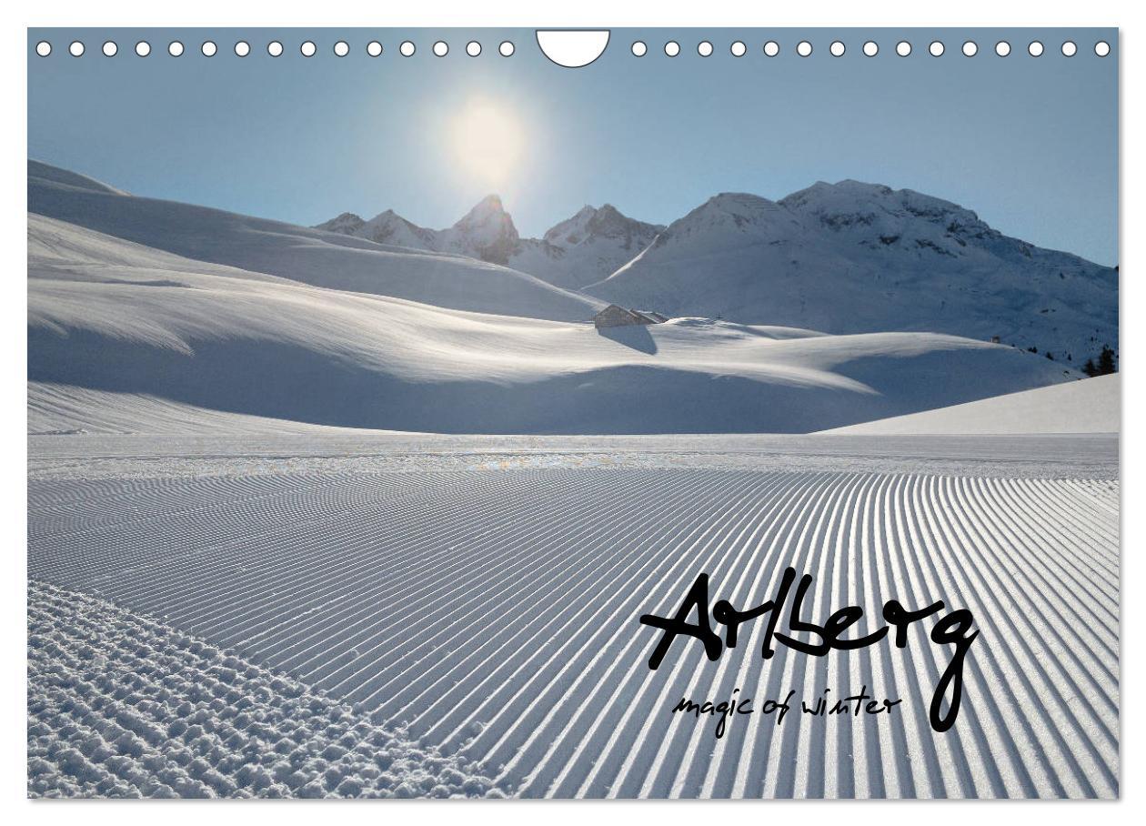 Cover: 9783435233229 | Arlberg - magic of winter (Wandkalender 2025 DIN A4 quer), CALVENDO...