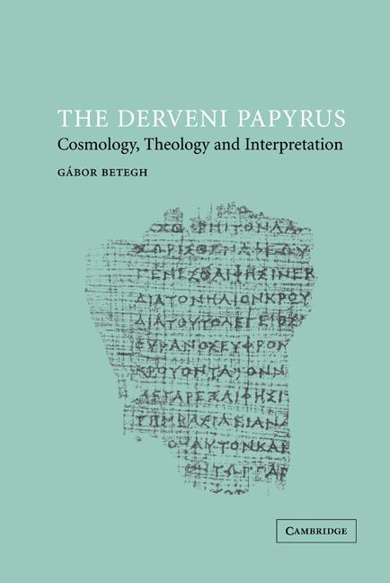 Cover: 9780521801089 | The Derveni Papyrus | Cosmology, Theology and Interpretation | Buch