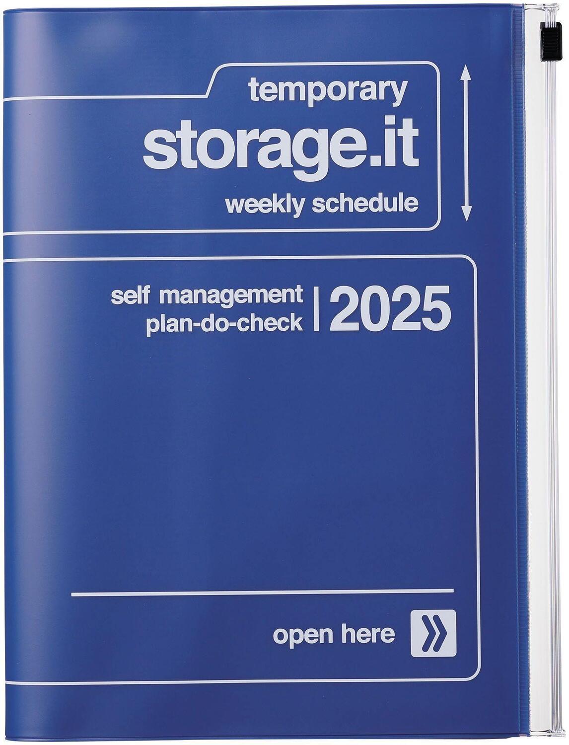 Cover: 4550045127829 | MARK'S 2024/2025 Taschenkalender A5 vertikal, Storage it // Navy