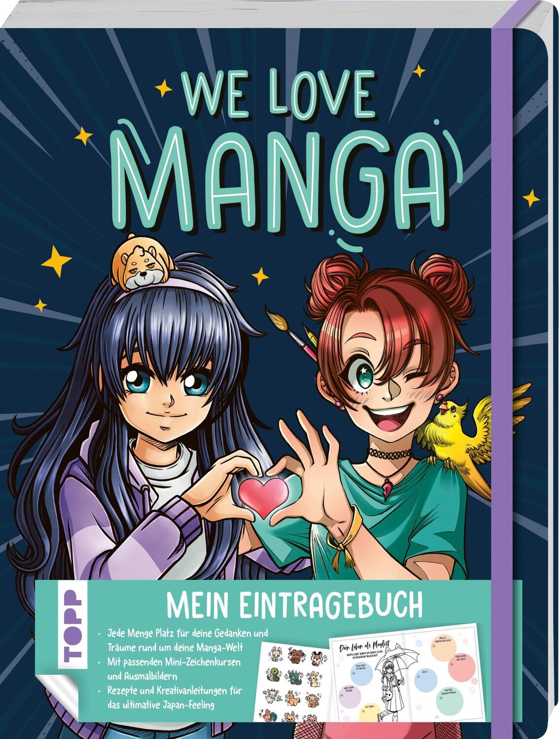 Cover: 9783735891297 | We love Manga. Eintragebuch | Christine Schlitt (u. a.) | Taschenbuch