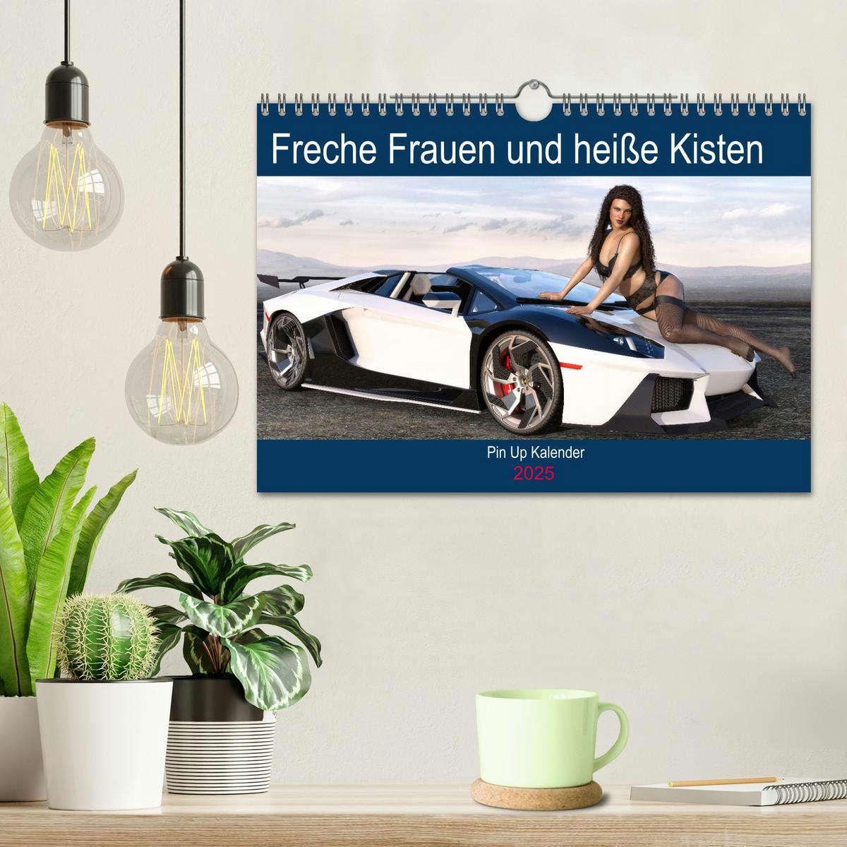 Bild: 9783435064403 | Freche Frauen und heiße Kisten (Wandkalender 2025 DIN A4 quer),...