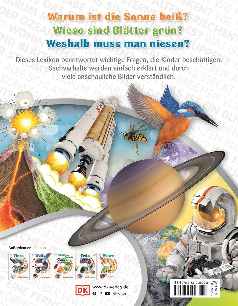 Rückseite: 9783831028092 | Weshalb? Deshalb! | Das Frage-und-Antwort-Lexikon | DK Verlag - Kids