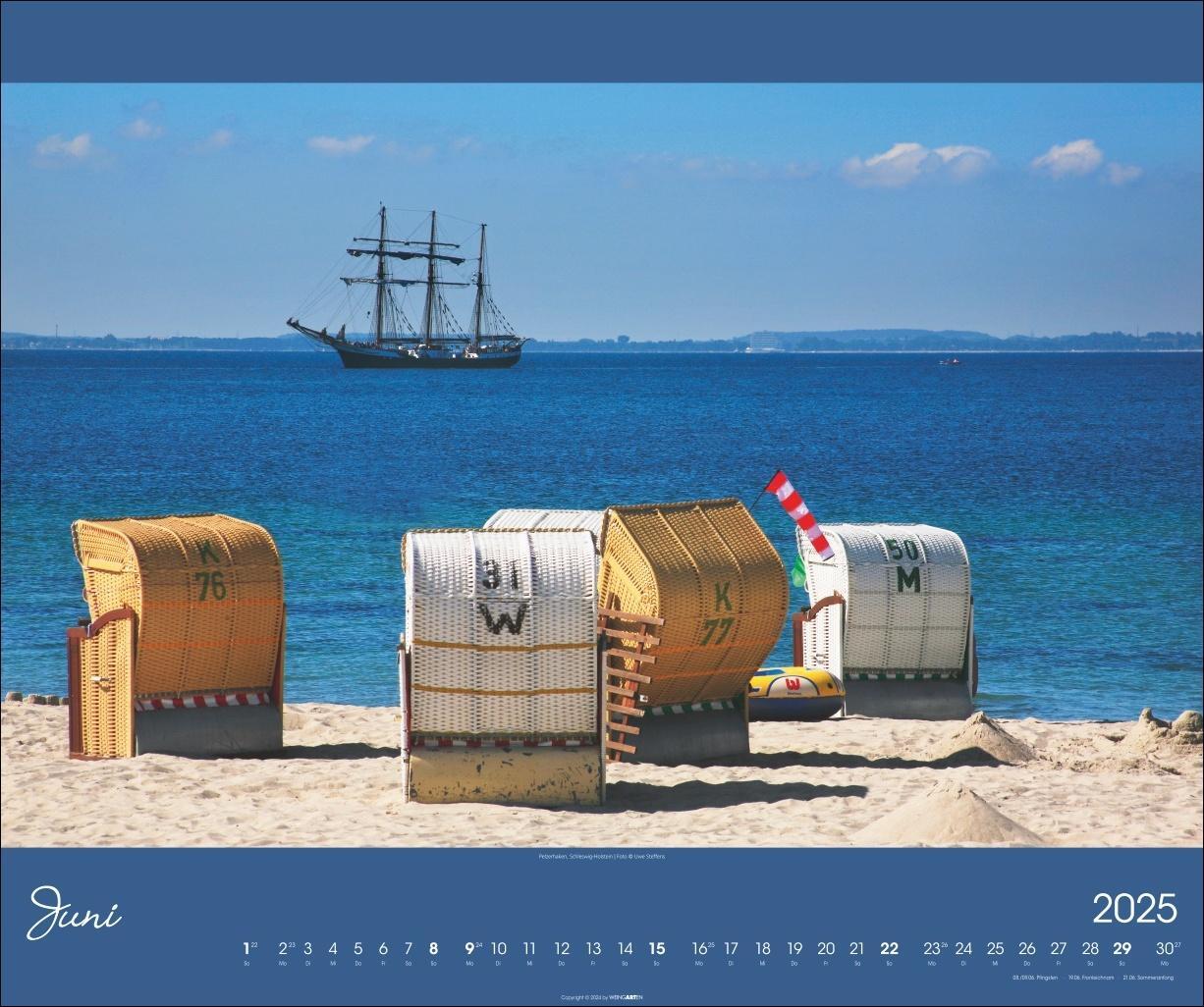 Bild: 9783839900680 | Ostsee Kalender 2025 | Kalender | Spiralbindung | 14 S. | Deutsch