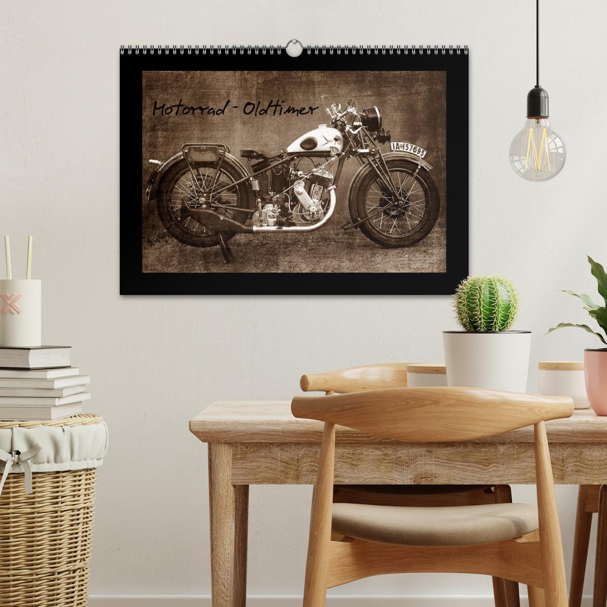 Bild: 9783435839100 | Motorrad Oldtimer (Wandkalender 2025 DIN A3 quer), CALVENDO...