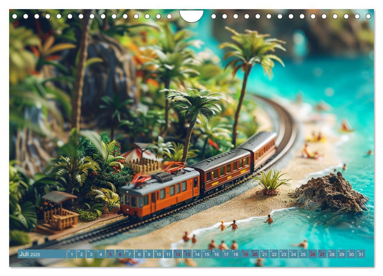 Bild: 9783435371952 | Modelleisenbahnen sind cool (Wandkalender 2025 DIN A4 quer),...