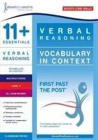 Cover: 9781912364695 | 11+ Essentials Verbal Reasoning: Vocabulary in Context Level 2 | Buch