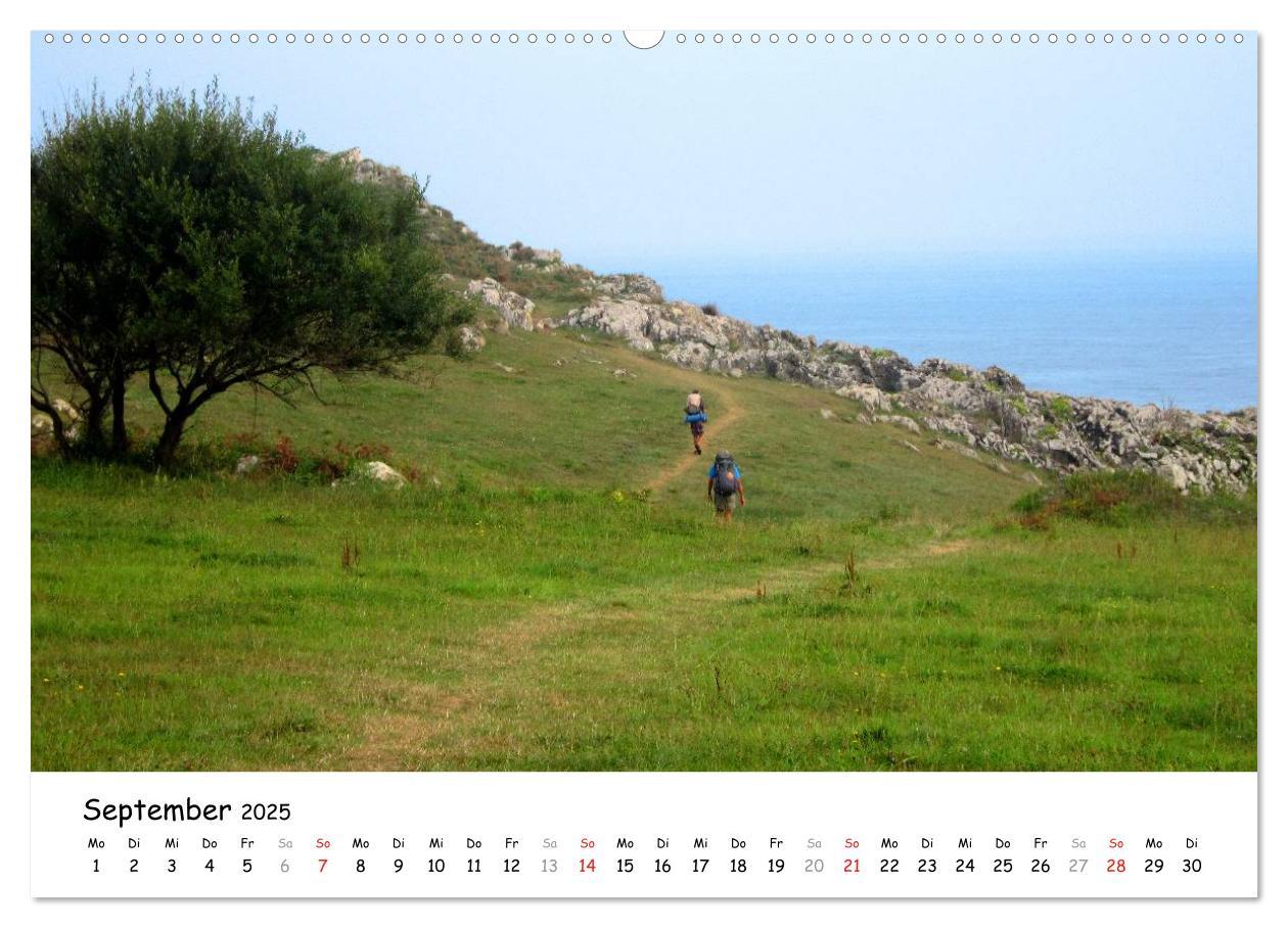 Bild: 9783435635726 | Camino del norte - Küstenweg (Wandkalender 2025 DIN A2 quer),...