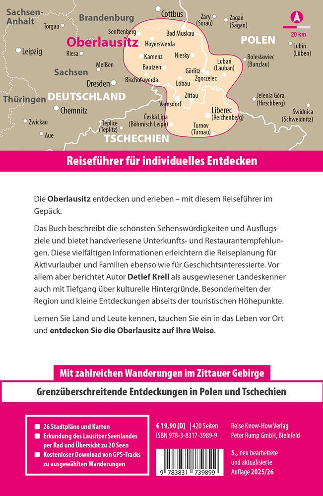 Rückseite: 9783831739899 | Reise Know-How Reiseführer Oberlausitz, Lausitzer Seenland mit...