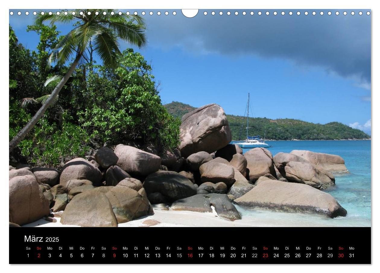 Bild: 9783435763122 | Seychellen (Wandkalender 2025 DIN A3 quer), CALVENDO Monatskalender