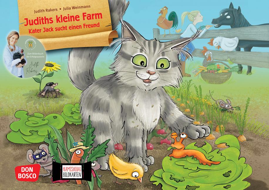 Cover: 4260694923474 | Judiths kleine Farm. Kater Jack sucht einen Freund. Kamishibai...