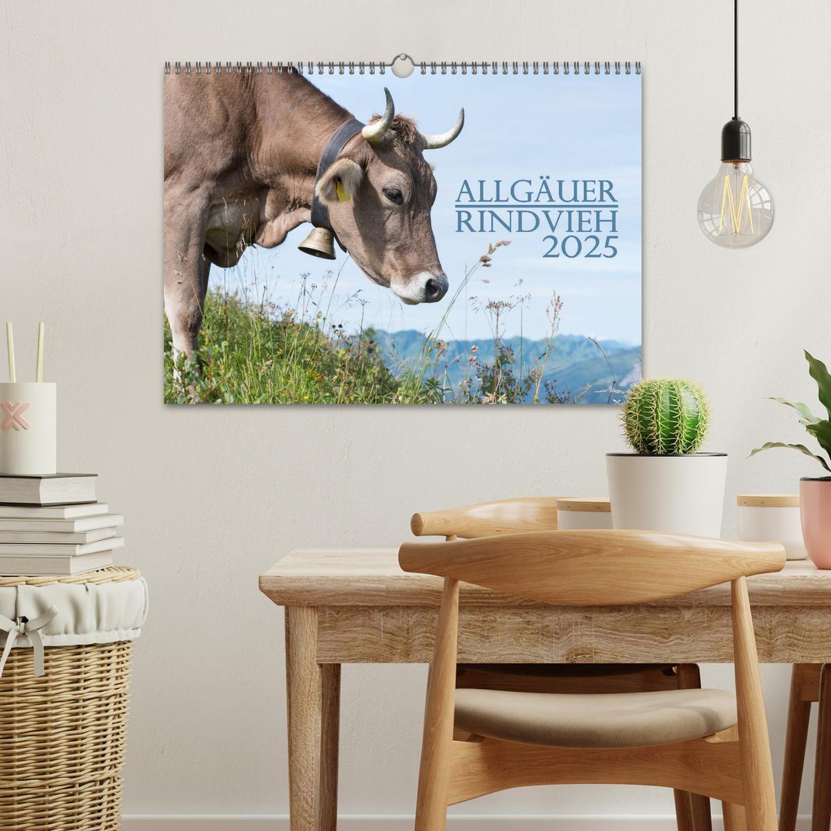 Bild: 9783383832239 | Allgäuer Rindvieh 2025 (Wandkalender 2025 DIN A3 quer), CALVENDO...