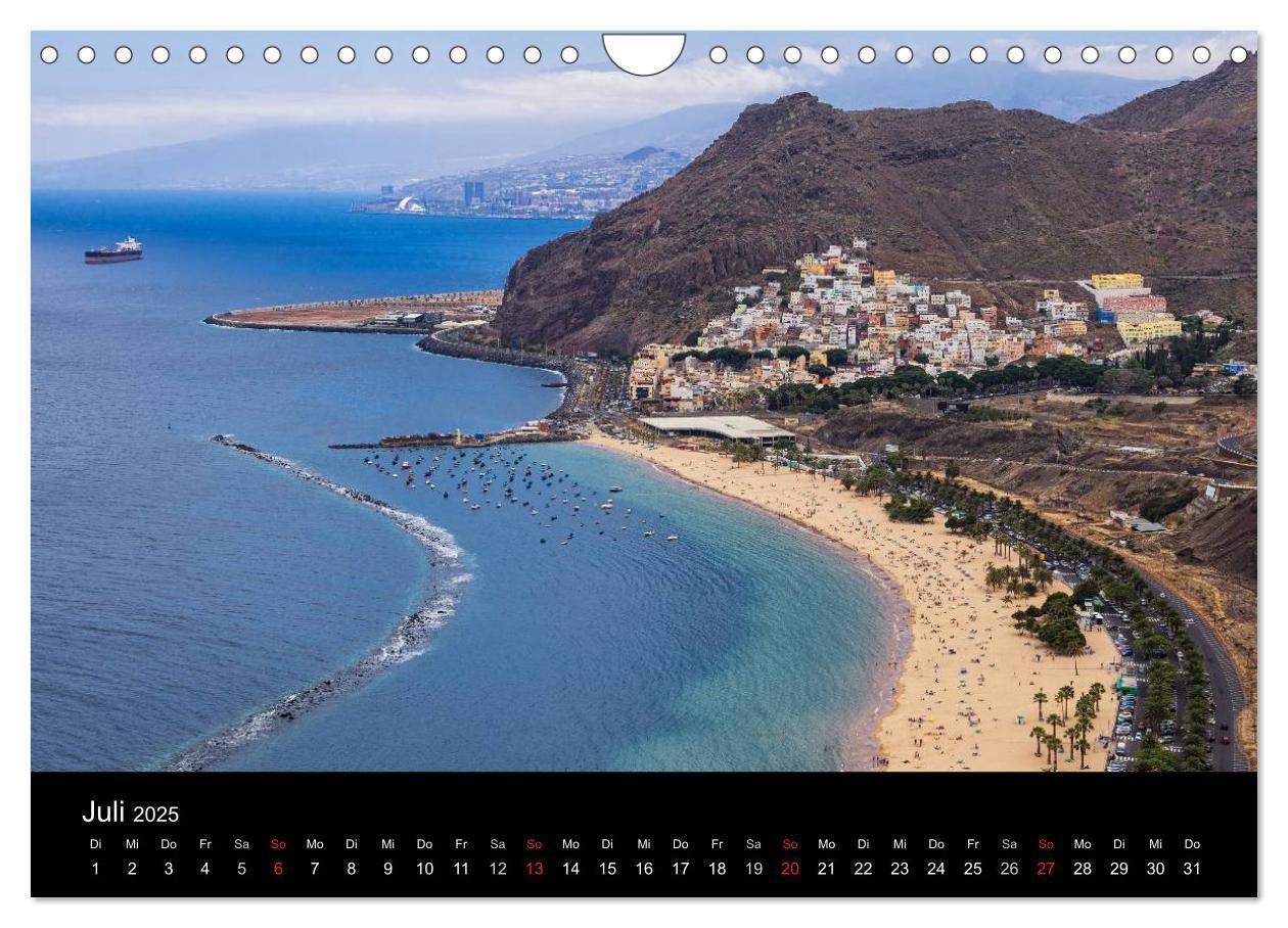 Bild: 9783435778447 | Teneriffa (Wandkalender 2025 DIN A4 quer), CALVENDO Monatskalender