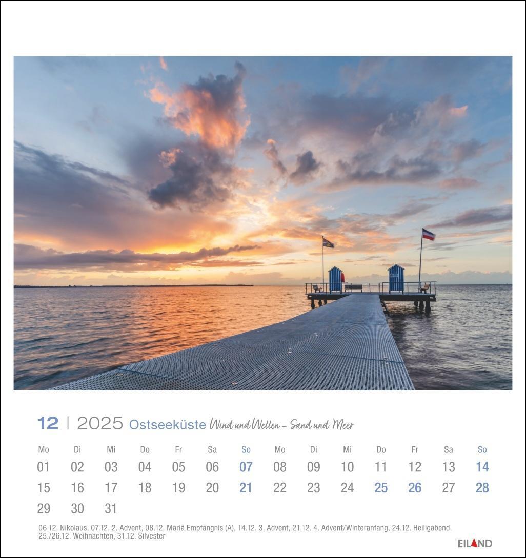 Bild: 9783964023308 | Ostseeküste Postkartenkalender 2025 - Wind und Wellen - Sand und Meer