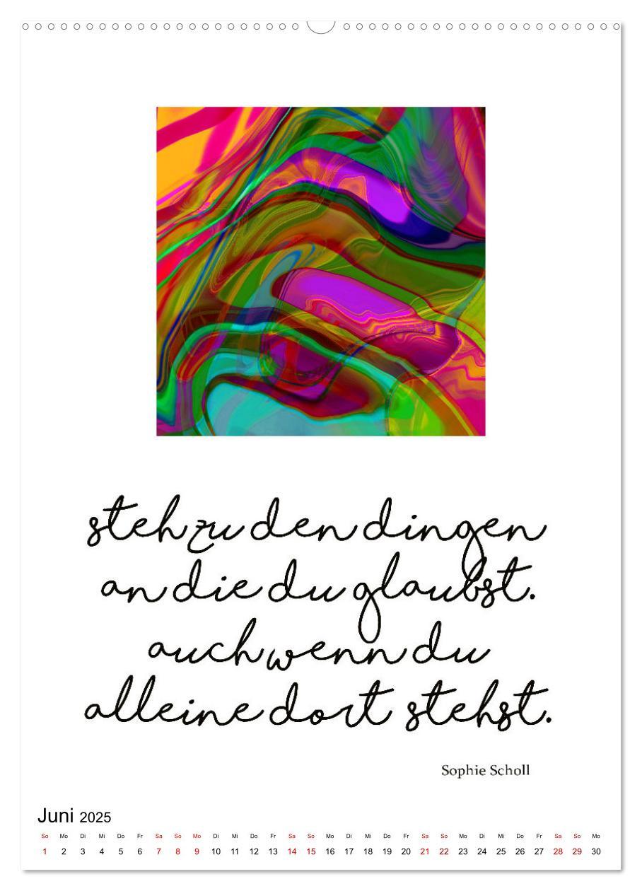 Bild: 9783435852093 | Mehr als Worte - Zitate starker Frauen (Wandkalender 2025 DIN A2...