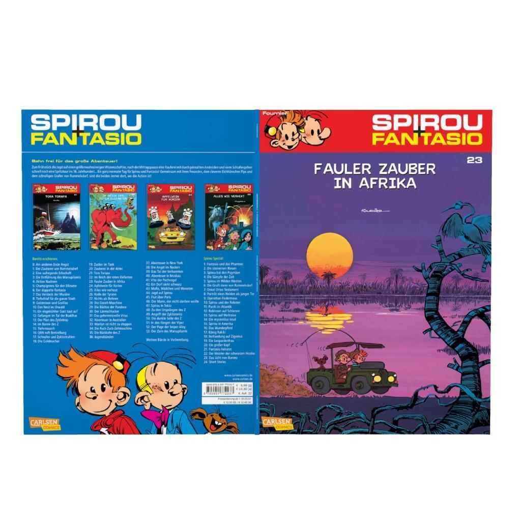 Bild: 9783551772237 | Spirou und Fantasio 23. Fauler Zauber in Afrika | (Neuedition) | Buch