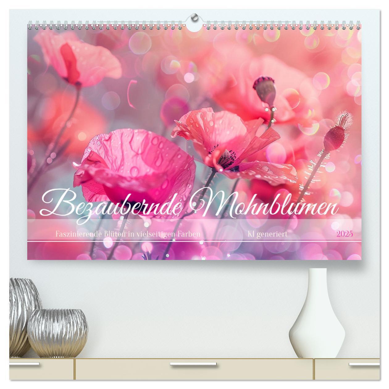 Cover: 9783383814655 | Bezaubernde Mohnblumen (hochwertiger Premium Wandkalender 2025 DIN...