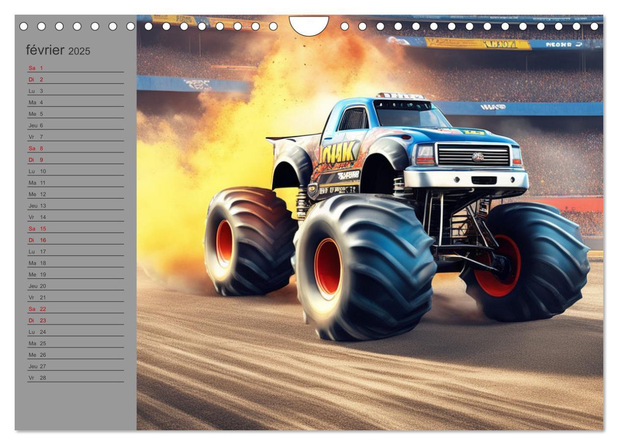 Bild: 9781325925254 | Monster trucks La confrontation ultime (Calendrier mural 2025 DIN...