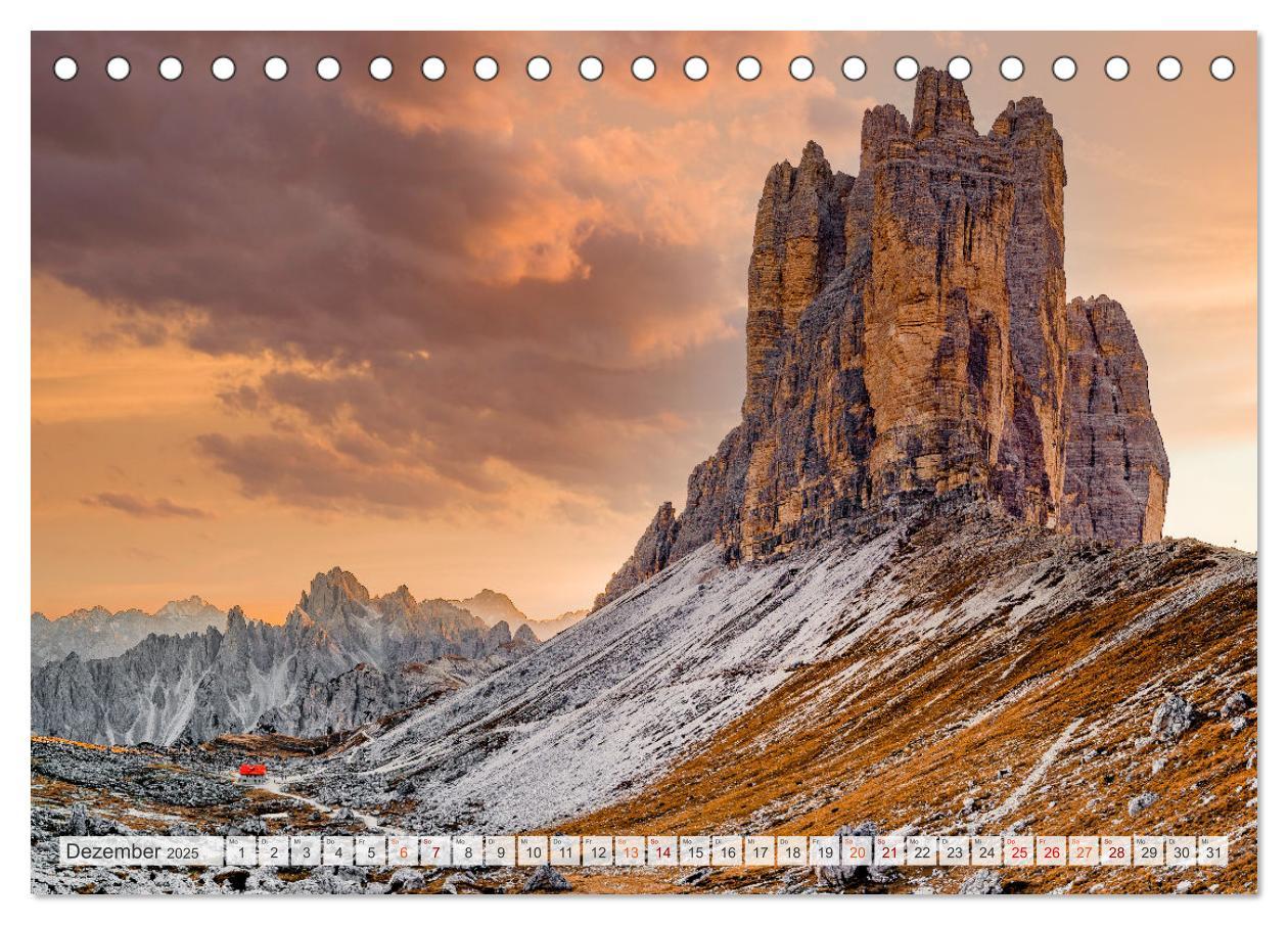 Bild: 9783383996672 | Bergwanderung Dolomiten rund um die Drei Zinnen (Tischkalender 2025...