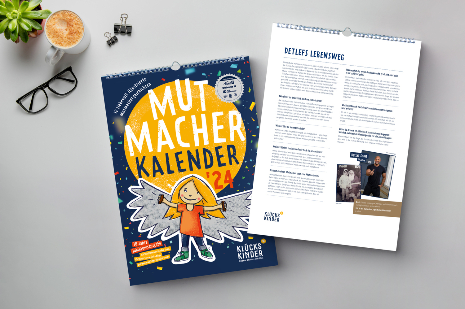 Bild: 9783982108490 | Mutmacher-Kalender 2024 | Detlef D. Soost | Kalender | 28 S. | Deutsch