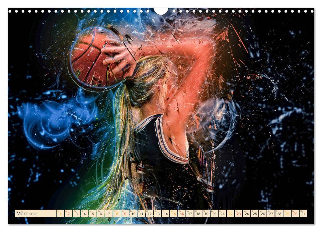 Bild: 9783435325146 | Basketball extrem (Wandkalender 2025 DIN A3 quer), CALVENDO...