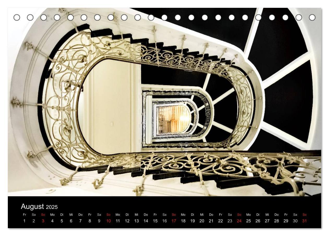 Bild: 9783435600205 | Faszination Treppen (Tischkalender 2025 DIN A5 quer), CALVENDO...