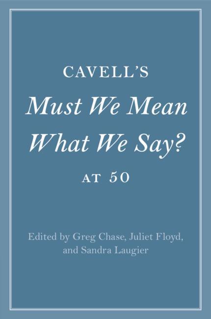 Cover: 9781009096546 | Cavell's Must We Mean What We Say? at 50 | Sandra Laugier | Buch