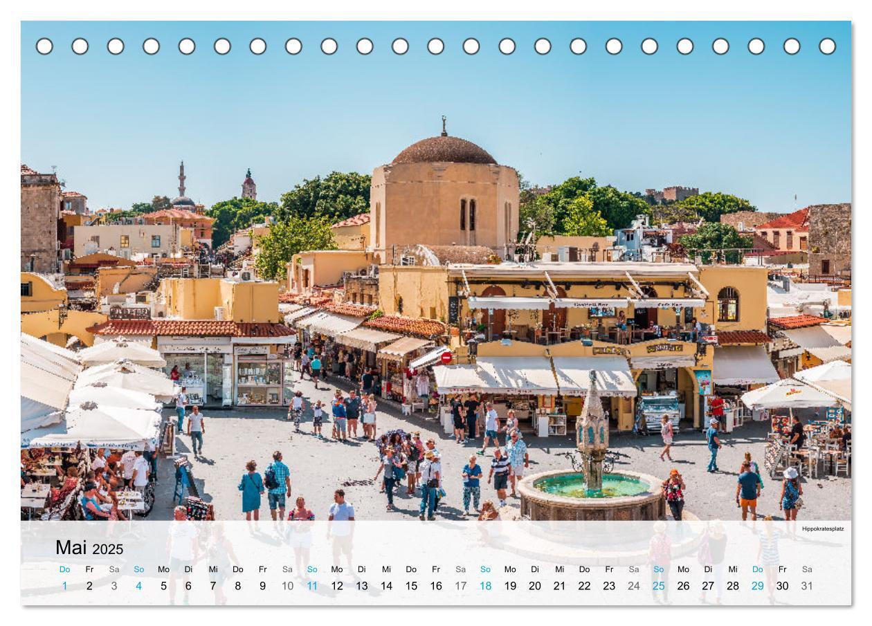 Bild: 9783383880872 | Rhodos - Die Highlights der Insel (Tischkalender 2025 DIN A5 quer),...