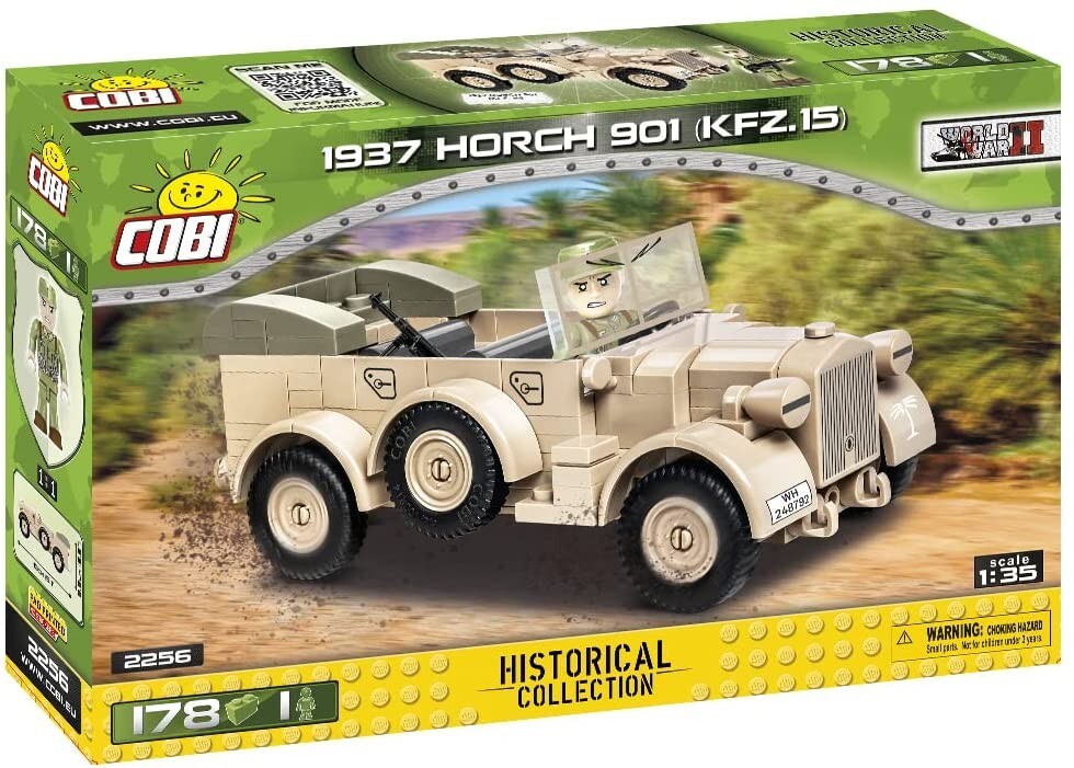 Cover: 5902251022563 | COBI 2256 - Historical Collection, 1937 Horch 901 (KFZ.15), Bauset