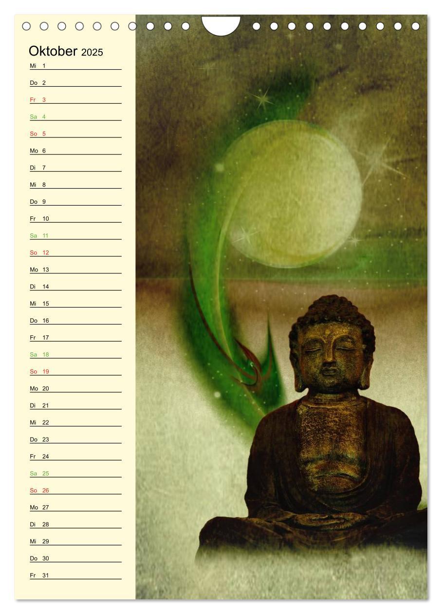 Bild: 9783457079119 | Buddha (Wandkalender 2025 DIN A4 hoch), CALVENDO Monatskalender | 2025