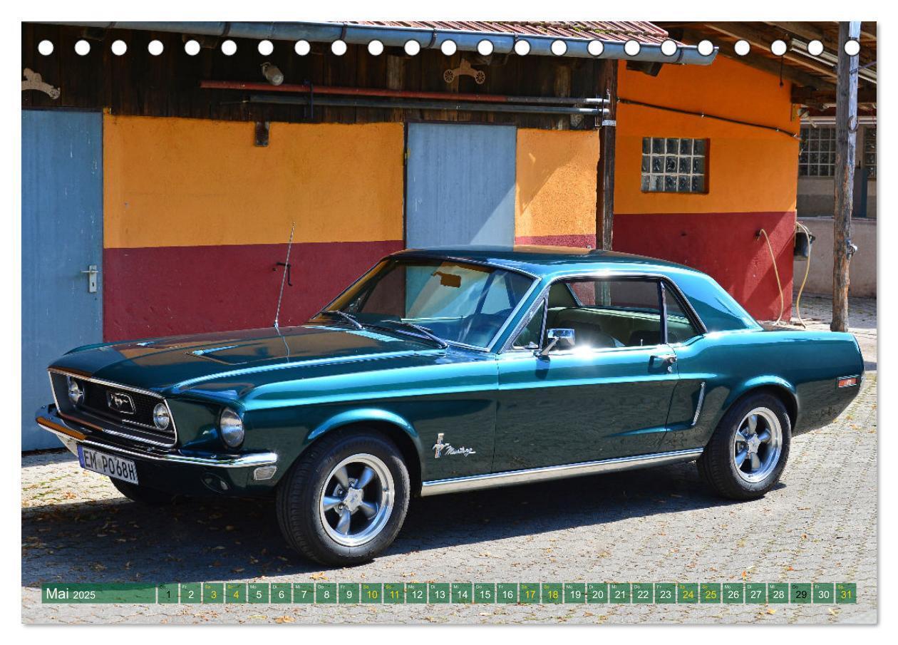 Bild: 9783435028399 | Ein Pony zum verlieben - Ford Mustang 1968 (Tischkalender 2025 DIN...