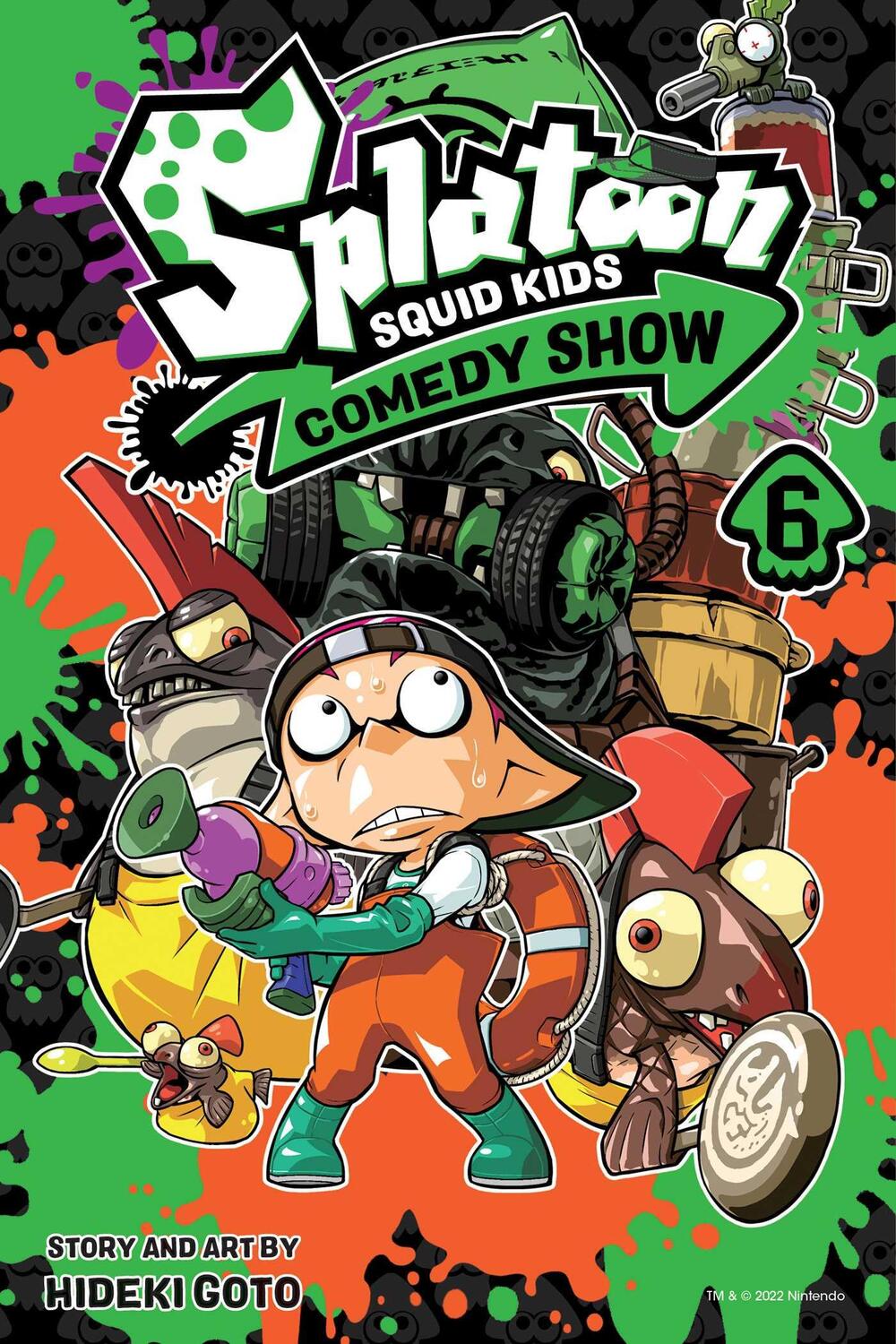 Cover: 9781974732210 | Splatoon: Squid Kids Comedy Show, Vol. 6 | Hideki Goto | Taschenbuch