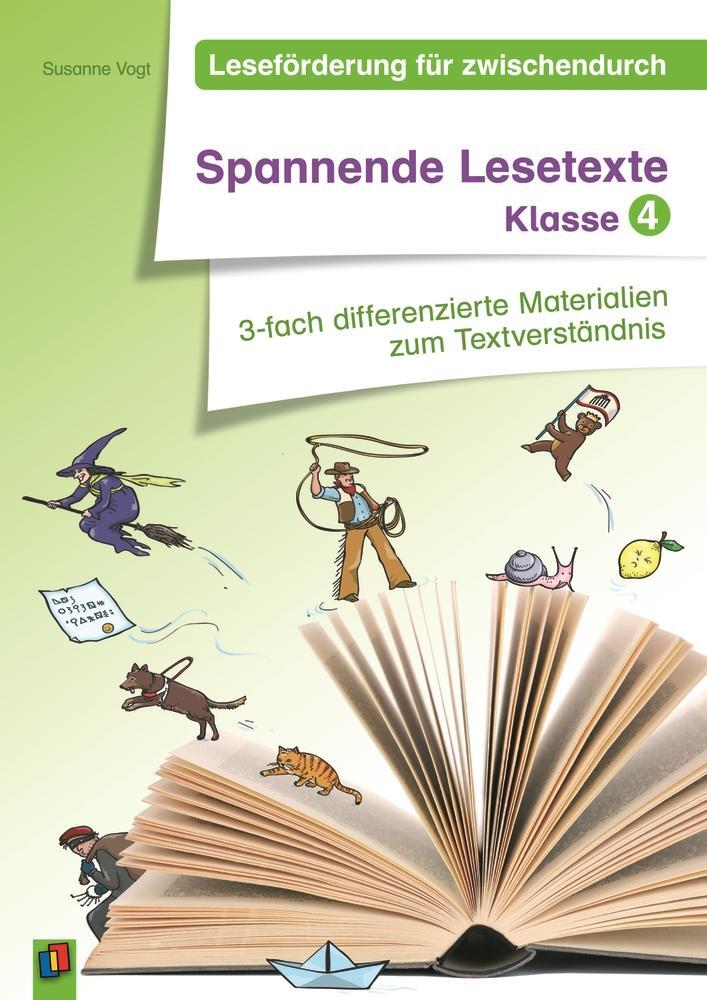 Cover: 9783834625939 | Leseförderung für zwischendurch: Spannende Lesetexte Klasse 4 | Vogt