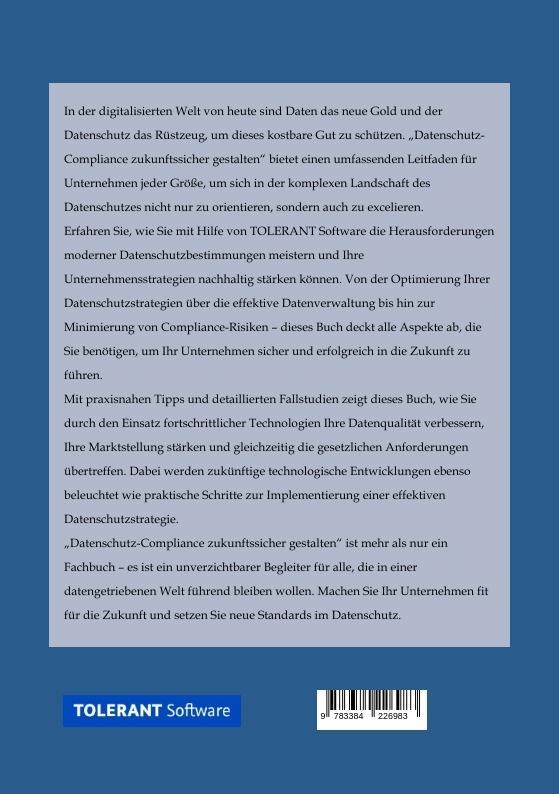 Rückseite: 9783384226983 | Datenschutz-Compliance zukunftssicher gestalten | Sedlacek | Buch