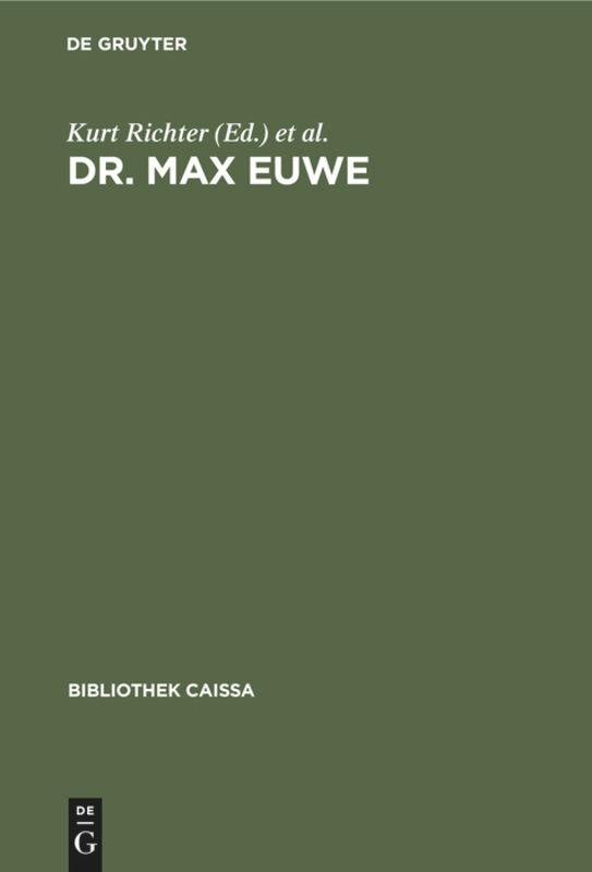 Cover: 9783110108002 | Dr. Max Euwe | Rudolf Teschner (u. a.) | Buch | 160 S. | Deutsch