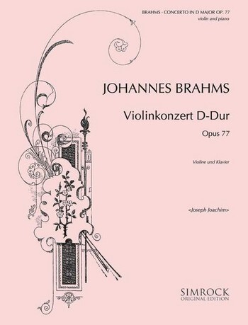 Cover: 9790221101860 | Concerto Re Op. 77 (Joachim) | Johannes Brahms | Buch