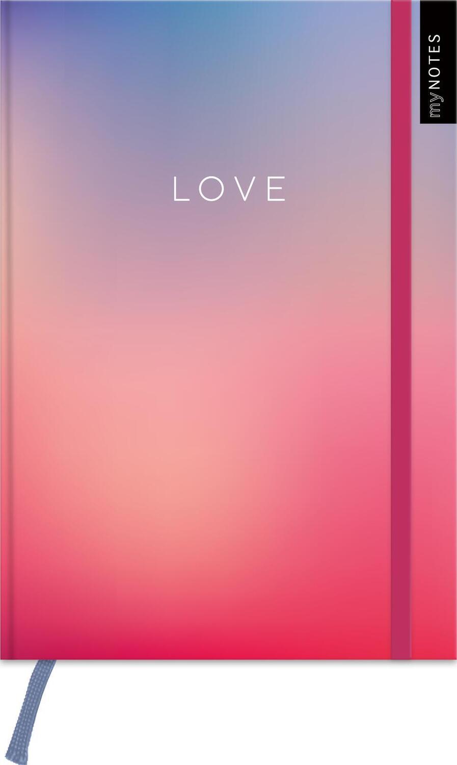 Bild: 4014489133469 | myNOTES Notizbuch A5: Love | Notebook medium, gepunktet, paginiert