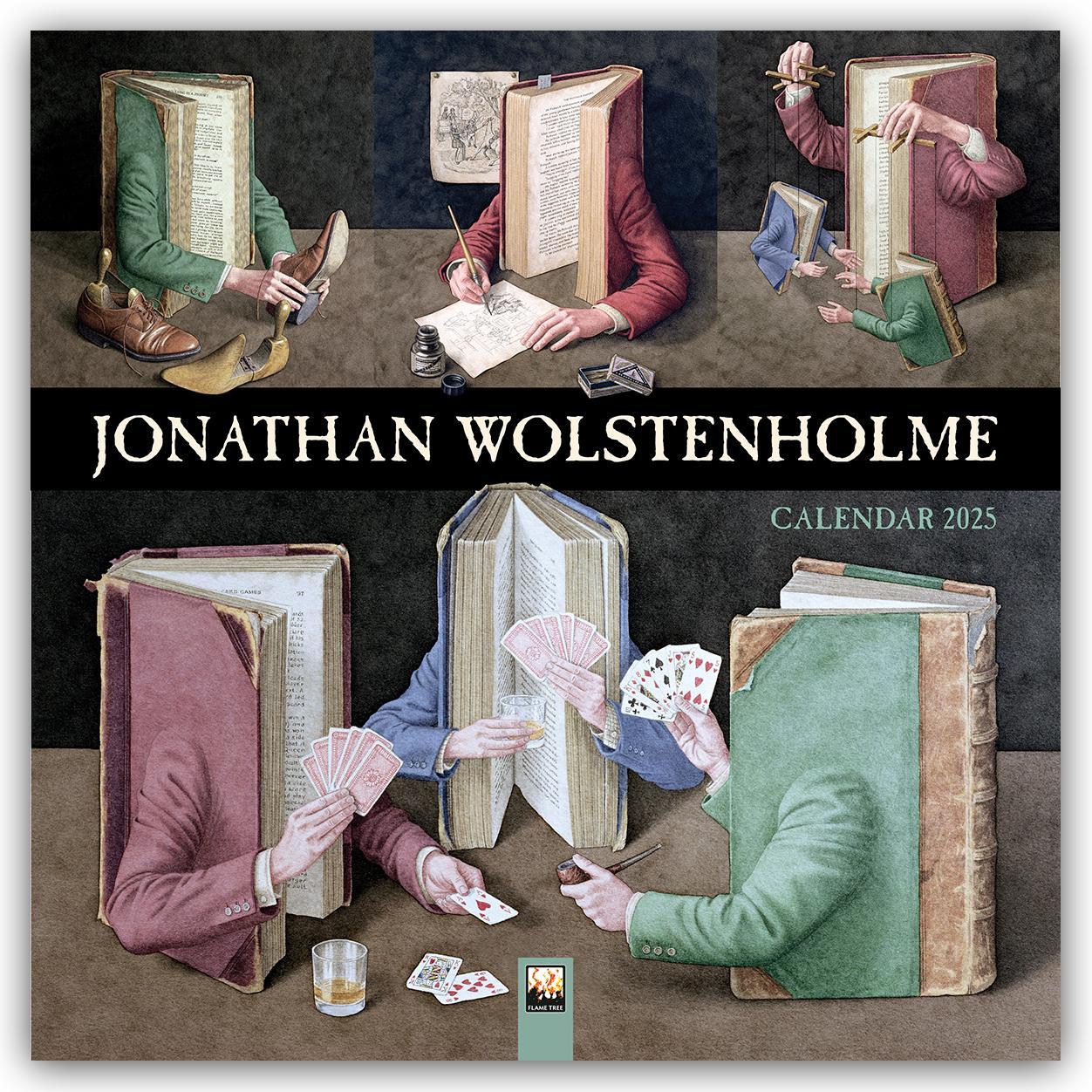 Cover: 9781835620908 | Jonathan Wolstenholme Wall Calendar 2025 (Art Calendar) | Tree Flame