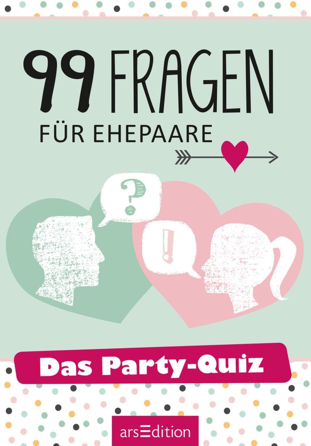 Bild: 9783845832371 | 99 Fragen für Ehepaare | Das Party-Quiz | Taschenbuch | 51 S. | 2019