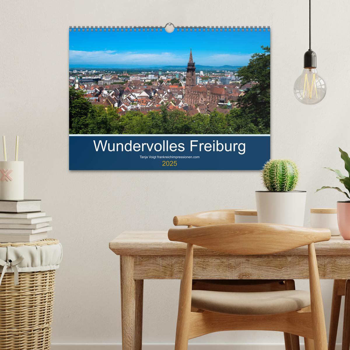 Bild: 9783435360758 | Wundervolles Freiburg (Wandkalender 2025 DIN A3 quer), CALVENDO...