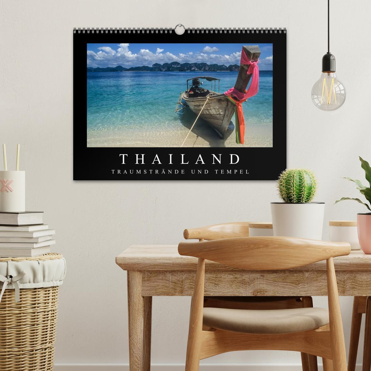 Bild: 9783435766031 | Thailand - Traumstrände und Tempel (Wandkalender 2025 DIN A3 quer),...