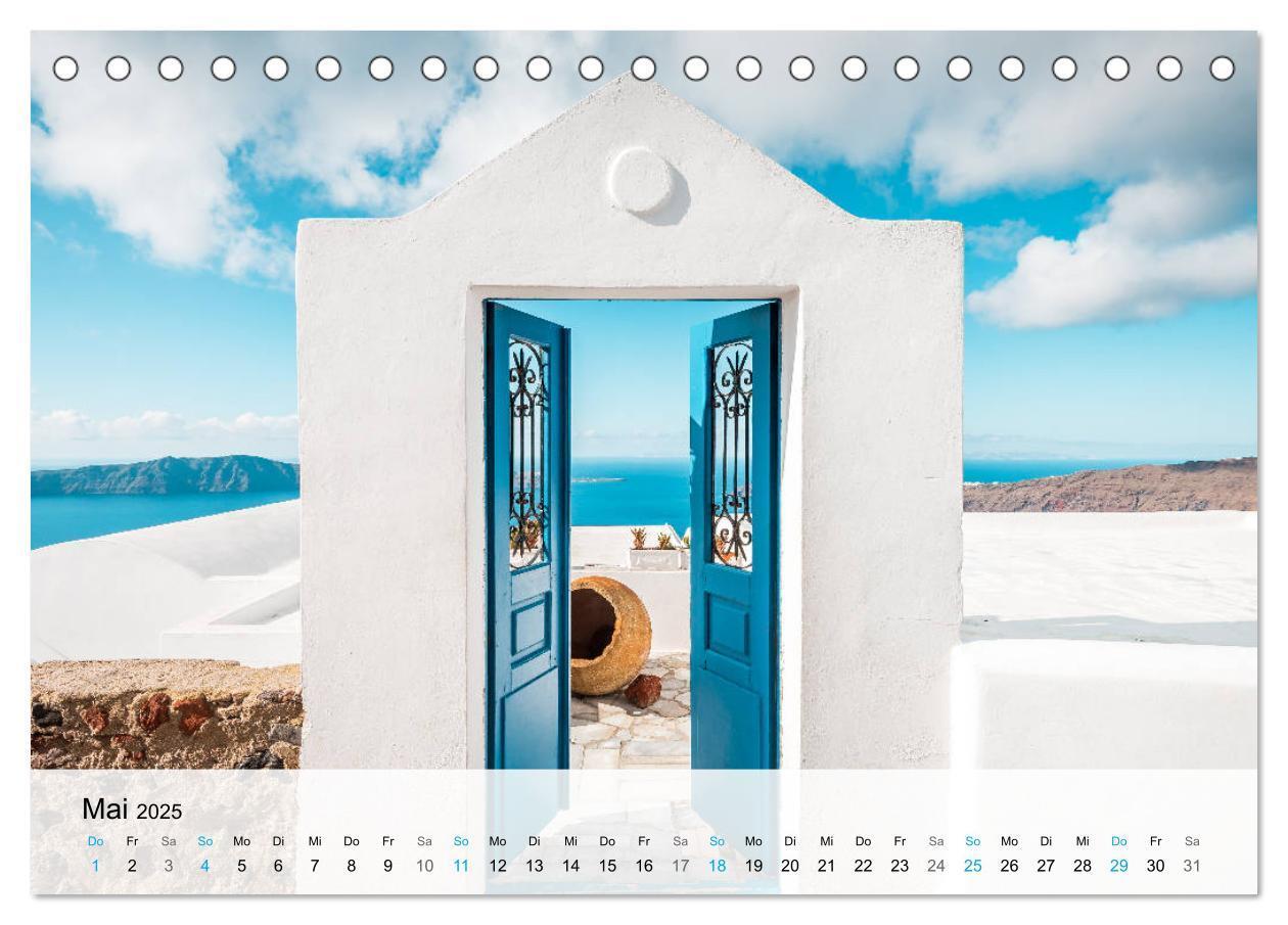 Bild: 9783435107803 | Santorini - Die malerische Kykladeninsel (Tischkalender 2025 DIN A5...