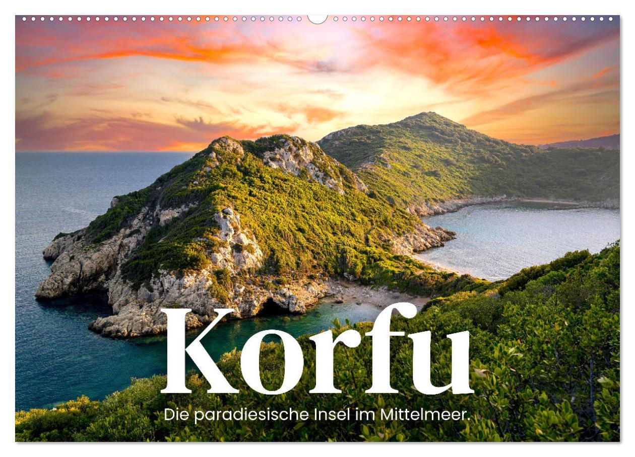 Cover: 9783383937507 | Korfu - Die paradiesische Insel im Mittelmeer. (Wandkalender 2025...