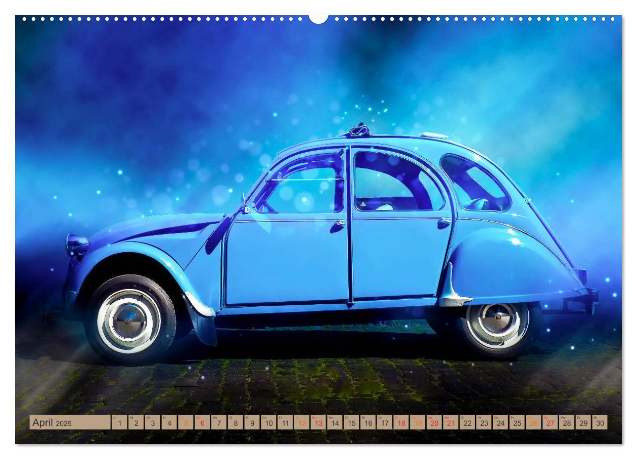 Bild: 9783435348640 | Die Ente - Citroën 2CV (Wandkalender 2025 DIN A2 quer), CALVENDO...