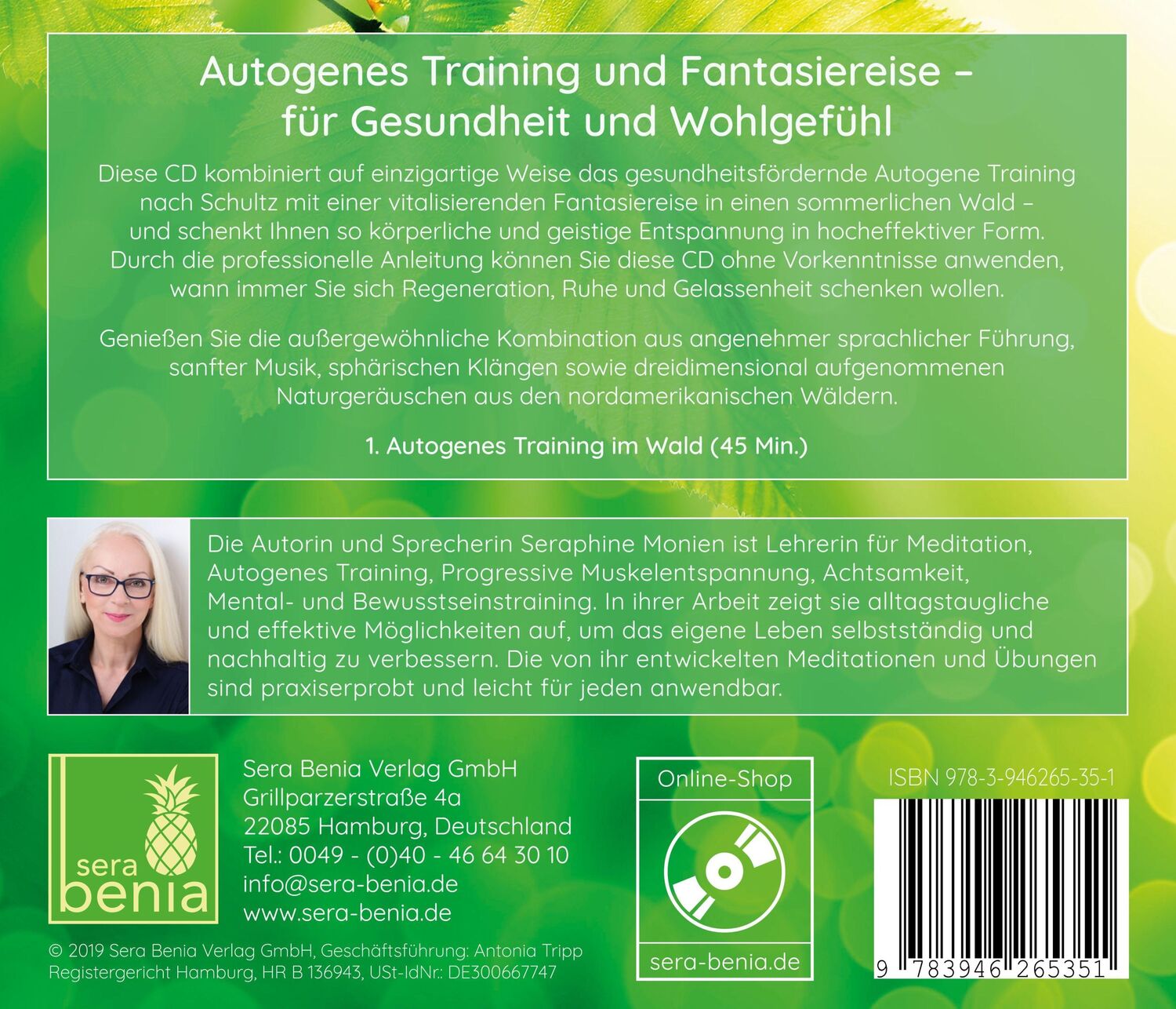 Bild: 9783946265351 | Autogenes Training im Wald {Autogenes Training mit 12 Formeln,...