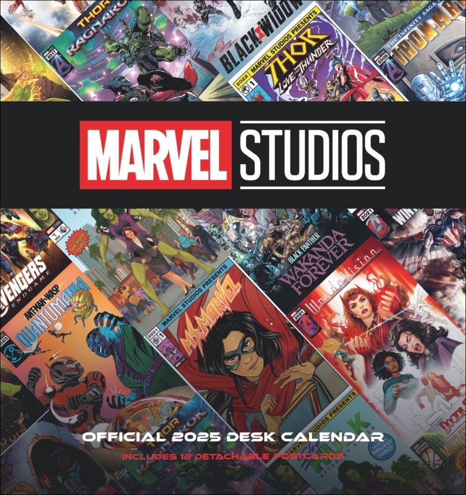 Cover: 9783840196867 | Marvel Postkartenkalender 2025 | Kalender | Spiralbindung | 13 S.