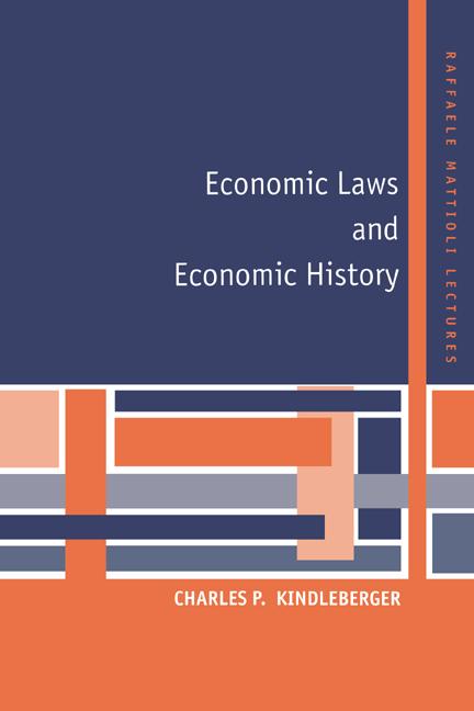 Cover: 9780521599757 | Economic Laws and Economic History | Charles P. Kindleberber | Buch