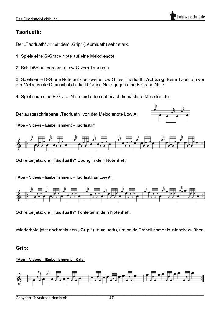 Bild: 9783000485930 | Das Dudelsack-Lehrbuch inkl. App-Kooperation | Andreas Hambsch | Buch